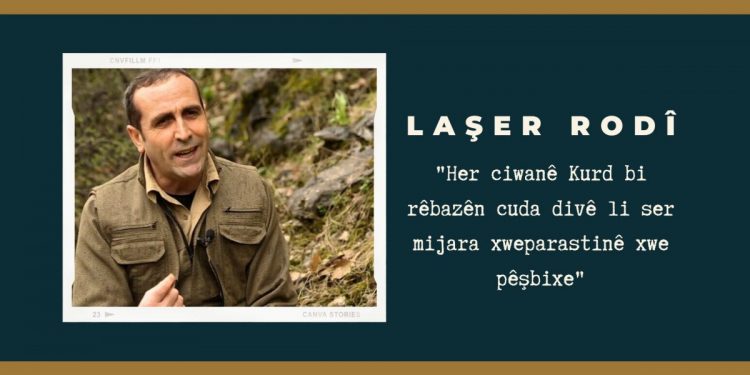 Laşer Rodî: Her ciwanê Kurd bi rêbazên cuda divê li ser mijara xweparastinê xwe pêşbixe