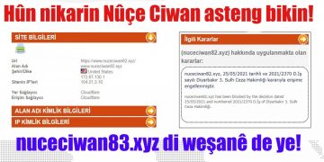 Hûn nikarin Nûçe Ciwan asteng bikin
