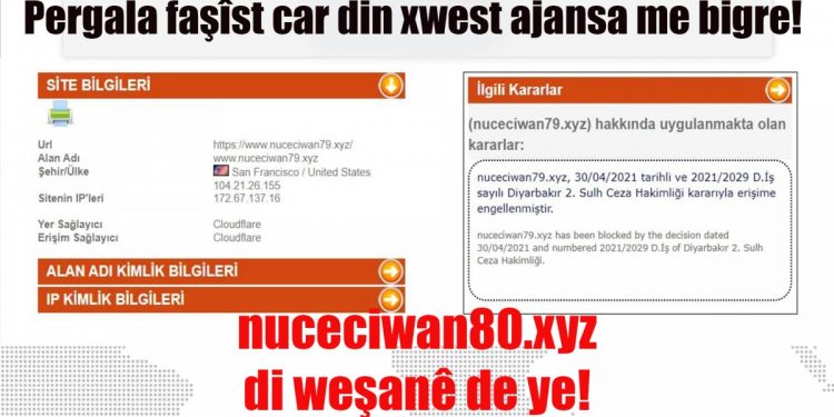 Xwestin ku ajansa me bigrin – me destûr neda: https://www.nuceciwan80.xyz/ di weşanê de ye