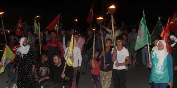 Ciwanên Çilaxa bi şiyara“Bi ciwanên bûne baz, ber bi serkeftina Zagrosan ve” meşiyan