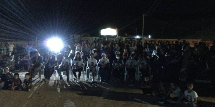 TCM û TJCM’ê li Mexmûrê bi şahiyekî ve çalakiyên gerîla ên hewayî silav kirin!