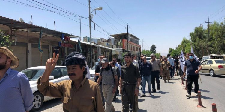 Ciwanên Başûr meşa Mertalên Zindî dane destpêkirin