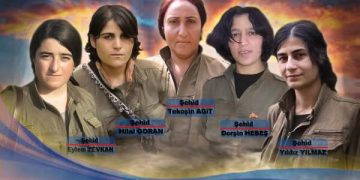 HPG’ê nasnameya 5 Şehîdên Gabarê parvekir