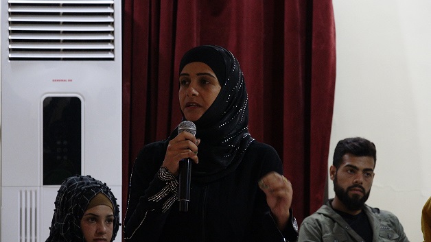 Ciwanên Tebqayê panelek li dar xist