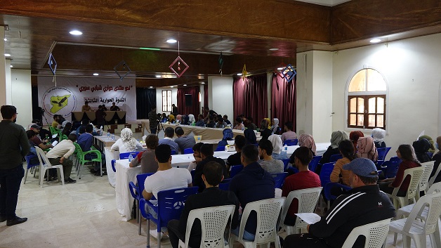 Ciwanên Tebqayê panelek li dar xist