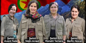 HPG’ê nasnameya 4 gerîlayên jin yên li Amedê şehîd bibûn parvekir