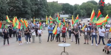 Mîtînga ciwanan a li Berlînê ya pîrozkirina berxwedana gerîla