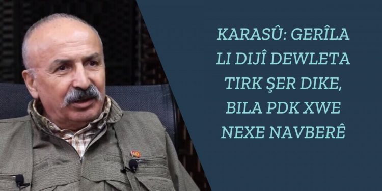 Karasû: Gerîla li dijî dewleta Tirk şer dike, bila PDK xwe nexe navberê