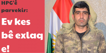 HPG’ê parvekir: Ev kes bê exlaq e!