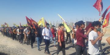 Ciwanên Êzidî li dijî Artêşa Tirk ya li Başûr dest bi meşê kirin