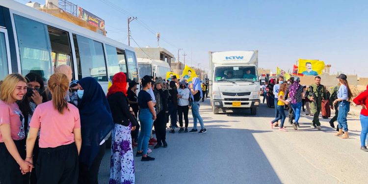 Ciwanên Êzidî li dijî Artêşa Tirk ya li Başûr dest bi meşê kirin