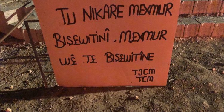 Ciwanên Mexmûrê Pêngava “Werin Cenga Azadiyê” dane destpêkirin
