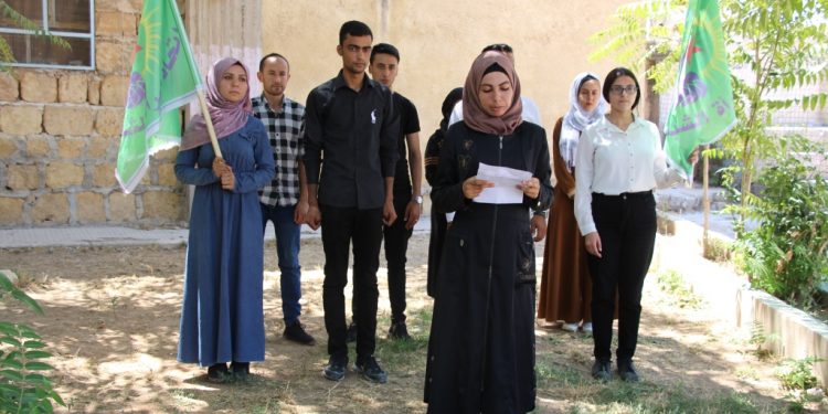 Ciwanan li Minbicê hemleya li dijî madeyên hişbiriyê dane destpê kirin