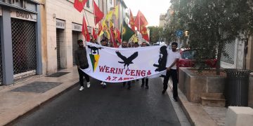 TCŞ’ê li Marignanê bang kir “Werin Cenga Azadiyê”