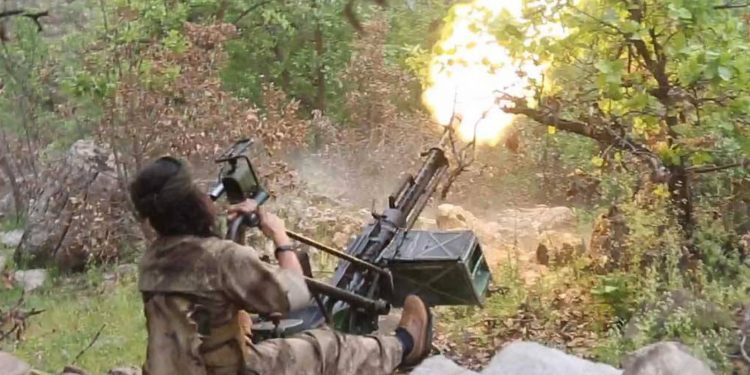 Gerîlayên HPG û YJA Starê li Avaşînê bi çekên giran li dagirkeran xistin