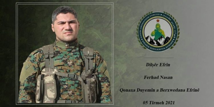 HRE nasnameya şehîdekî eşkere kir: Em rêheval Dilşêr Efrîn birêzdarî bibîr tînin