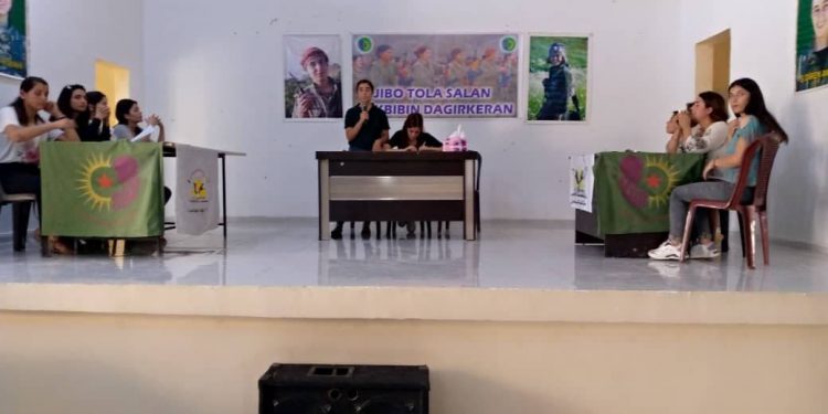 Li Kobanê Munazaraya Jinên Ciwan