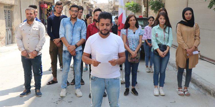 Ciwana li Helebê bang kir – Divê dorpêça li ser Heleb û Şehbayê rabe!