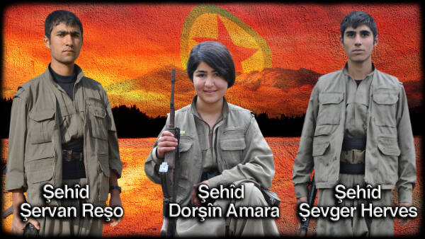 HPG’ê nasnameya 4 şehîdên Avaşînê parvekir