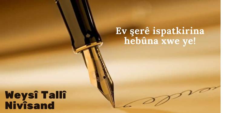 Ev şerê ispatkirina hebûna xwe ye!