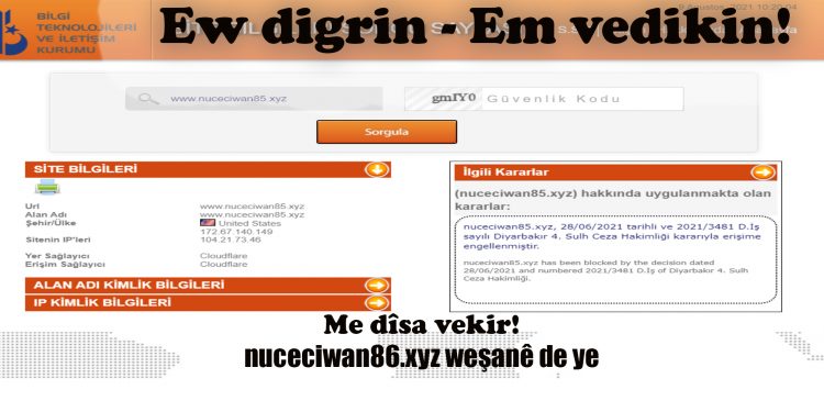 Me dîsa vekir – https://www.nuceciwan86.xyz/ di weşanê de ye