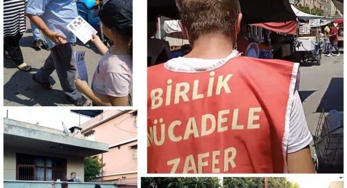 Endamên Meclîsa Ciwanên Yekgirtî li dijî êrîşên nîjadperest belavok belav kirin