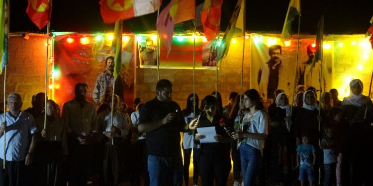 Di pêşengtiya Jinên Ciwan de li Mexmûrê pîrozbahiyên 15’ê Tebaxê