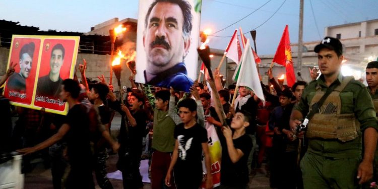 Ciwanên Tebqayê li dijî dagirkeriya Dewleta Tirk meşiyan