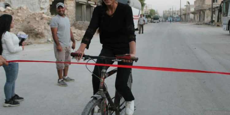 Li Helebê pêşbirka Jinên Ciwan ya bisîkletan