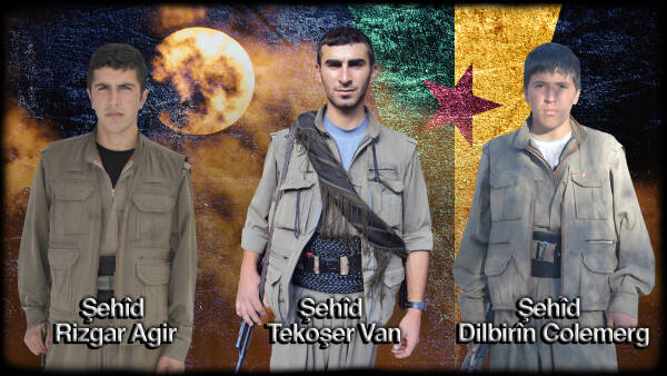 HPG’ê nasnameya 3 Şehîdên 2015’an eşkere kir