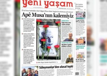 Rojnameya Yenî Yaşamê bi manşeta “Em pênûsa Apê Musa ne” bi xwendevanên xwe re civiya