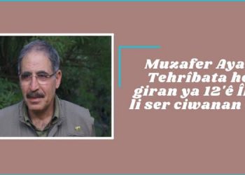 Muzafer Ayata: Tehrîbata herî giran ya 12’ê Îlonê li ser ciwanan çêbû