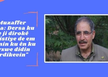 Muzafer Ayata: Dersa ku me ji dîrokê derxistiye de em dizanin ku ên ku berxwe didin serdikevin