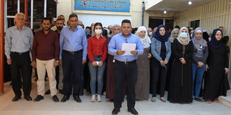 Li seranserê Rojava li dijî êrîşên Tirk çalakiyên protestoyê