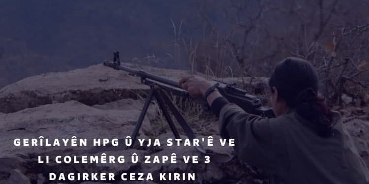 Gerîla dîsa lê da – Herî kêm 3 dagirker hatin ceza kirin