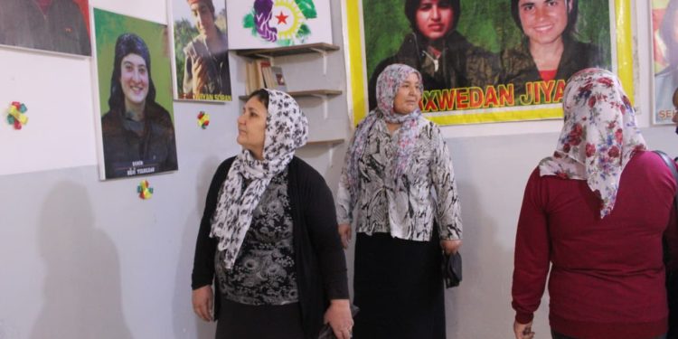 Pêşengeha jinên ciwan ya Şehîd Bêrîtan a li Helebê