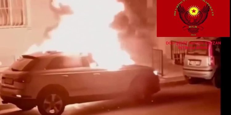 LEZGÎN – DGH’ê li Stenbolê wesayîtên du rêvebirên AKP’iyan şewitand