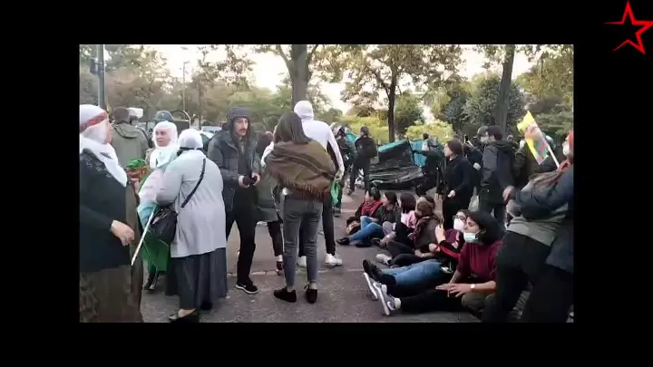 Faşîzm li her derê ye – Polîsên Fransî erîşên gelê Kurd kir