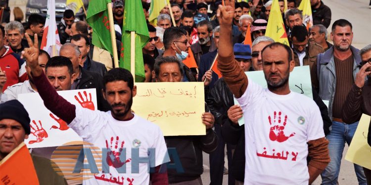 Mêr li dijî tundiya li ser jinê daketin qadan – Ev der Rojava ye!