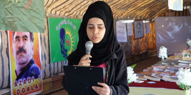 Pêşengeha Pirtûkên Rêber Apo ya Jinên Ciwan a li Tebqayê