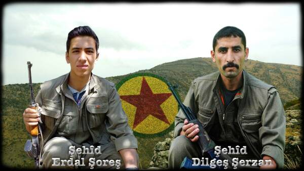 HPG’ê nasnameya 2 şehîdên Garzanê parvekir