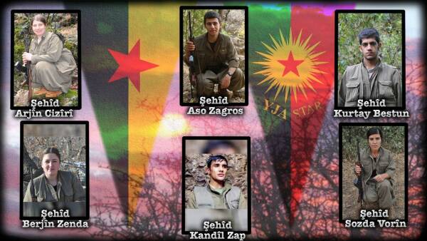 HPG’ê nasnameya 6 şehîdên Metînayê parvekir