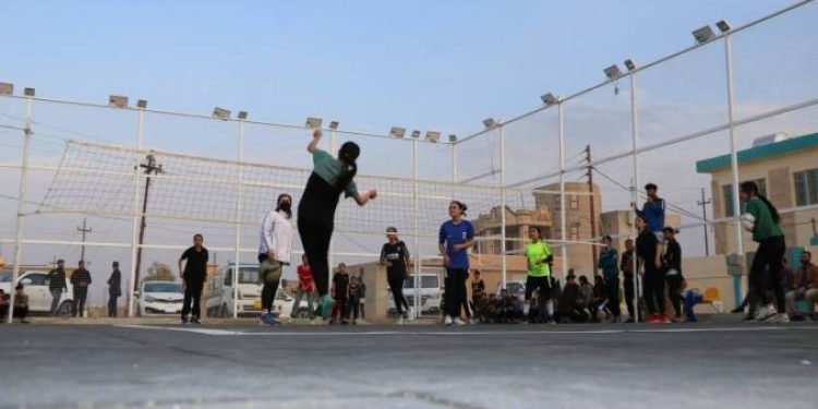 Turnuvaya voleybolê ya jinên Ciwan a li Şengalê