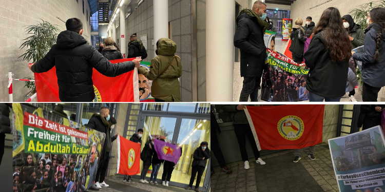 Çalakiya ciwanan ya bê îteatiyê ya li ber kanala SWR a li Maînzê kirin