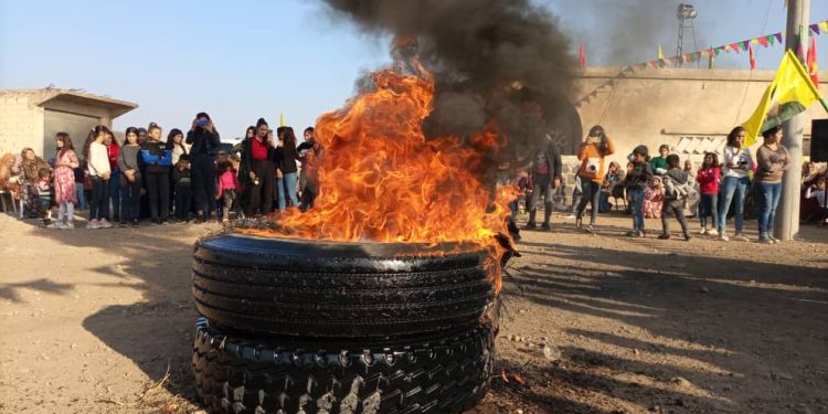 Li Kobanê û Qampa Berxwedan di pêşengtiya ciwanan de şahiyên 27’ê Mijdarê