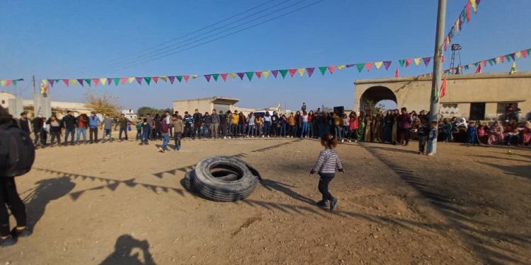 Li Kobanê û Qampa Berxwedan di pêşengtiya ciwanan de şahiyên 27’ê Mijdarê