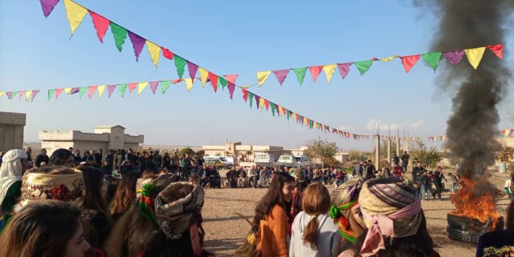 Li Kobanê û Qampa Berxwedan di pêşengtiya ciwanan de şahiyên 27’ê Mijdarê