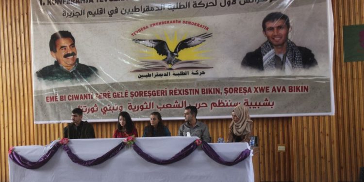 1. Konferansa Tevgera Xwendekarên Demokratîk ya li ser asta Cizîrê bi coşeke mezin destpê kir
