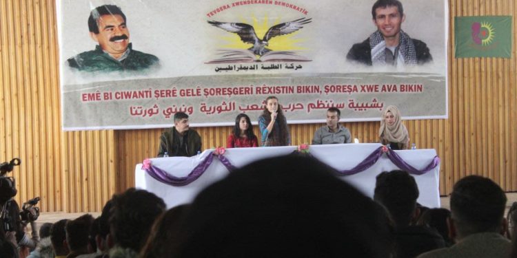 1. Konferansa Tevgera Xwendekarên Demokratîk ya li ser asta Cizîrê bi coşeke mezin destpê kir