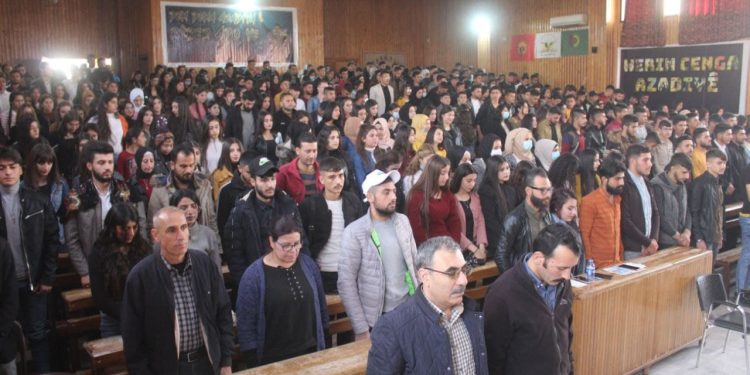 1. Konferansa Tevgera Xwendekarên Demokratîk ya li ser asta Cizîrê bi coşeke mezin destpê kir